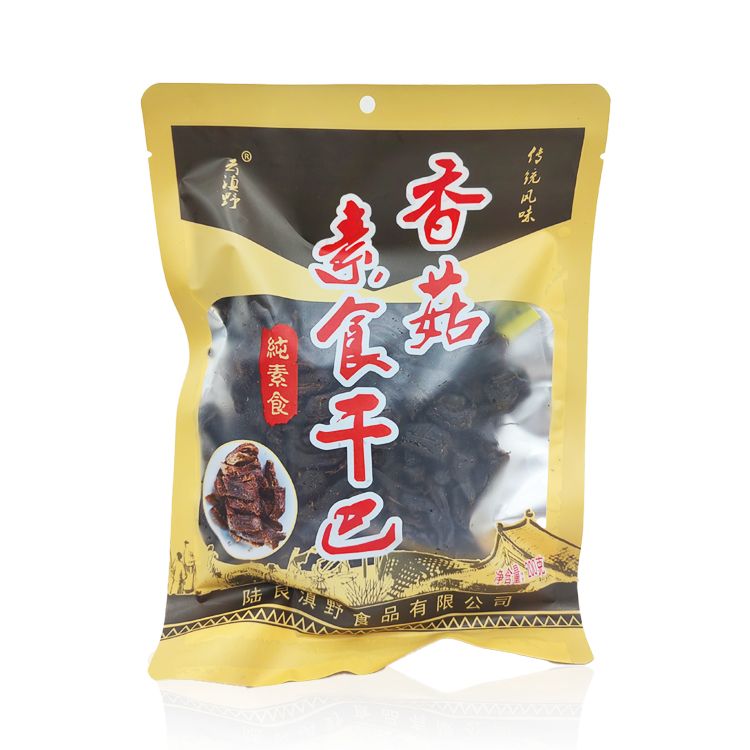 云颠野袋装香菇素食干巴200克