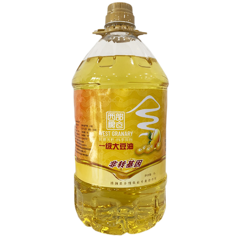 西部粮仓一级大豆油5升
