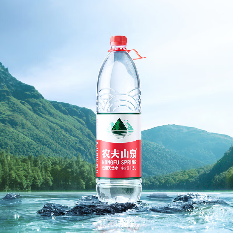 农夫山泉 饮用水 饮用天然水1.5L 1*12瓶 整箱装