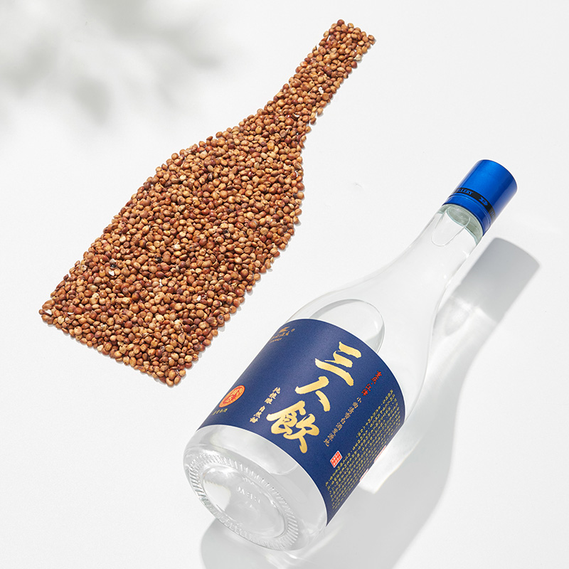 江小白 三人饮 清香型白酒 46度 500ml 单瓶 轻松口粮酒粮食酒