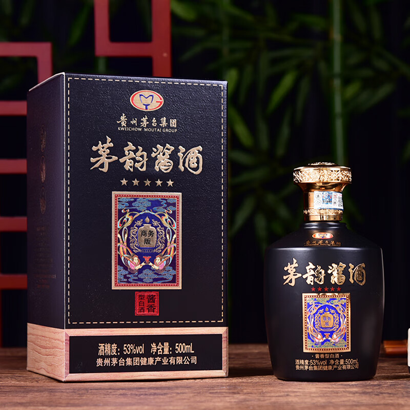 茅台集团 茅韵酱酒商务版 飞天仙女图 53度 酱香型白酒整箱 500ml*6瓶