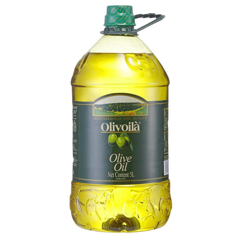 欧丽薇兰 Olivoila 食用油 橄榄油 压榨纯正橄榄油5L 