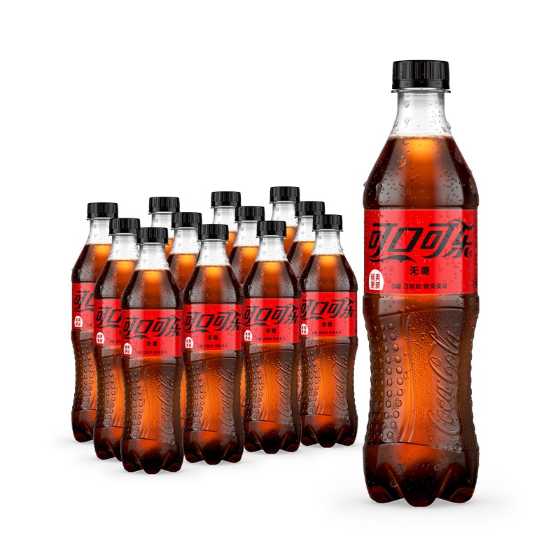 可口可乐（Coca-Cola）零度 Zero 无糖汽水 碳酸饮料 500ml*1