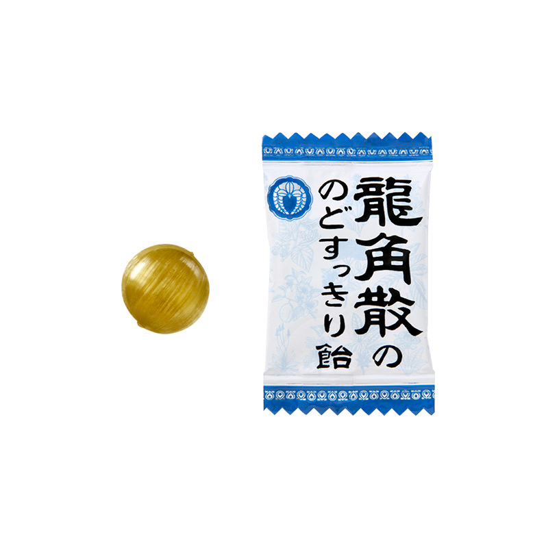 龙角散草本润 喉糖 经典原味70g*6袋/盒装 薄荷糖果礼物 日本原装进口