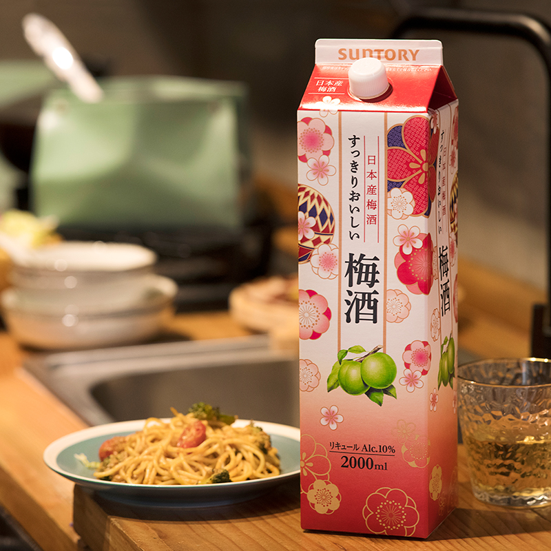 三得利（Suntory）果酒 梅酒 10度 2000ML 瓶装