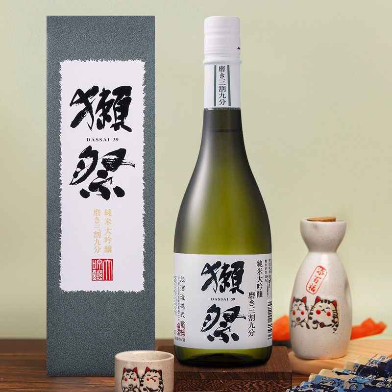 獭祭Dassai 39 纯米大吟酿 三割九分720ml 日本原装清酒 礼盒装