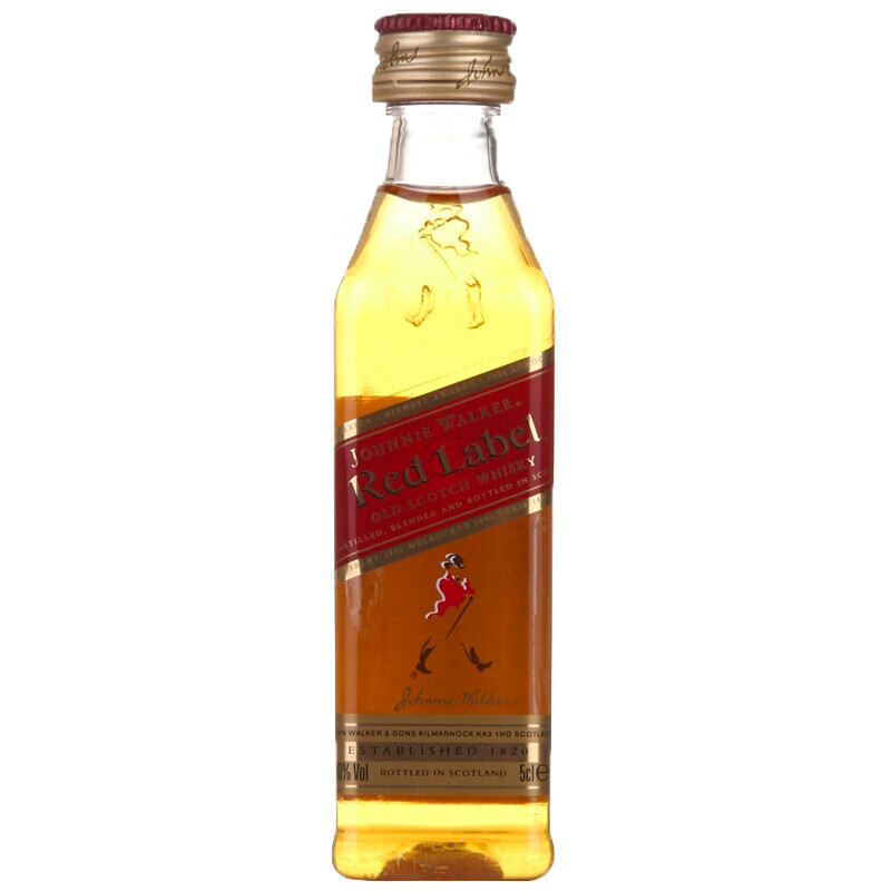 尊尼获加（JOHNNIE WALKER）红方 红牌 苏格兰 调和型 威士忌 洋酒