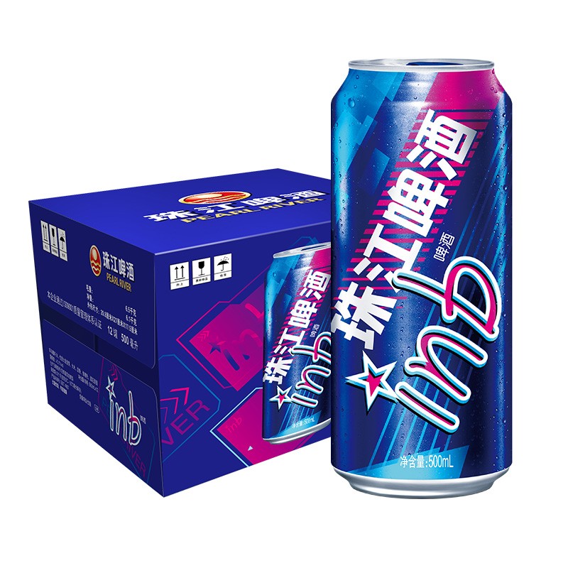 珠江啤酒（PEARL RIVER）8度 珠江InBeer啤酒 500ml*12听