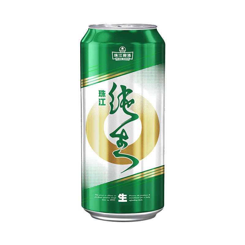 珠江啤酒（PEARL RIVER）9度 珠江纯生啤酒 500ml*12听 整箱装