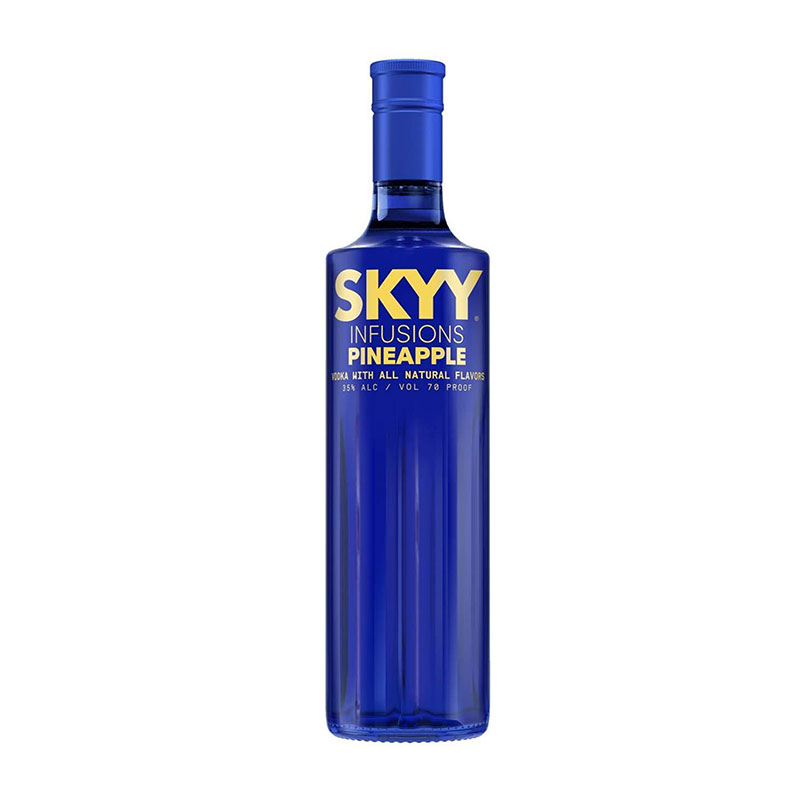 深蓝（SKYY Vodka）伏特加菠萝味 进口洋酒鸡尾酒基酒 750ML