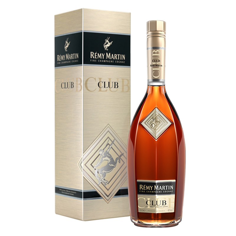 人头马（Remy Martin）洋酒 CLUB优质香槟区干邑白兰地 500ml 