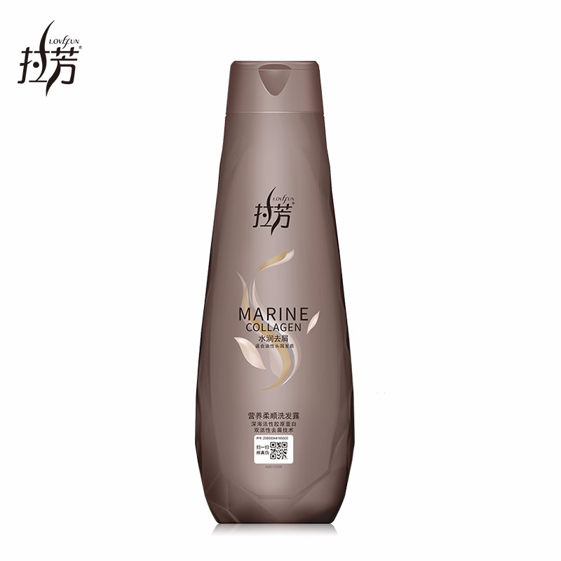 拉芳（lovefun）营养柔顺洗发露 水润去屑400ml 去屑控油 滋养柔顺男女