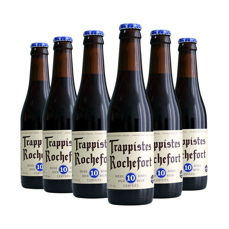 罗斯福（Rochefort） 10号啤酒 修道士精酿 啤酒 330ml*6瓶 比