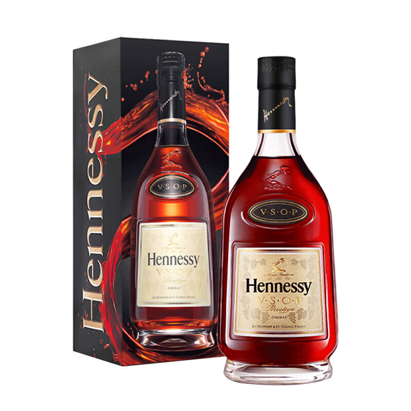 轩尼诗（Hennessy）VSOP 法国干邑白兰地 洋酒 700ml 宴请礼赠 