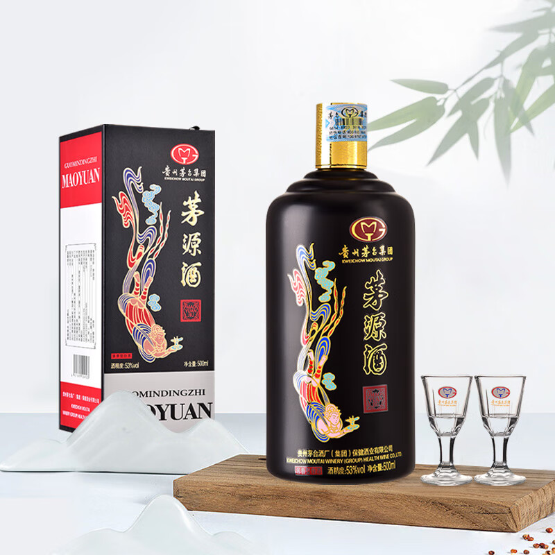 茅台集团 茅源（黑）飞天仙女图 酱香型白酒53度 500ml*1瓶 