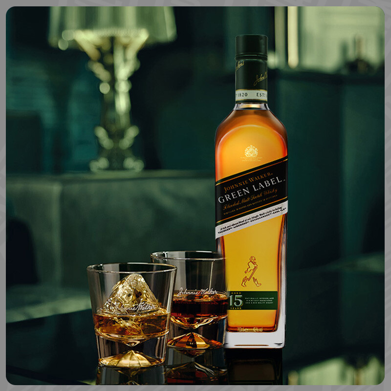 尊尼获加（JOHNNIE WALKER） 绿方 绿牌 15年 苏格兰 调和型 威