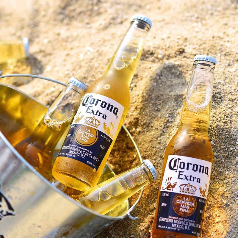 科罗娜（Corona）墨西哥风味拉格特级啤酒 330ml*24瓶 整箱装