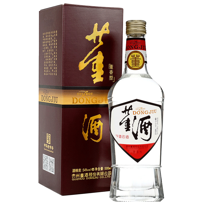 董酒 复刻系列 白标 董香型白酒 54度 500ml 