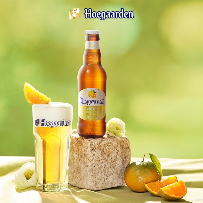 福佳（Hoegaarden）琥珀橘小麦白果啤 精酿啤酒3.3度248ml*24瓶