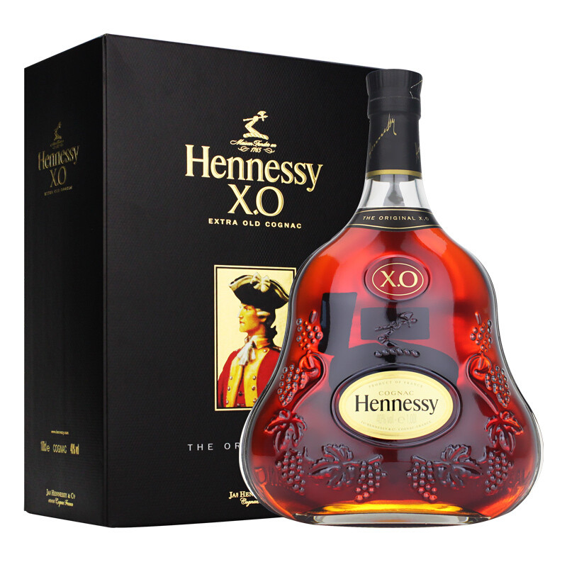 轩尼诗（Hennessy）XO 法国干邑白兰地 洋酒 1000ml