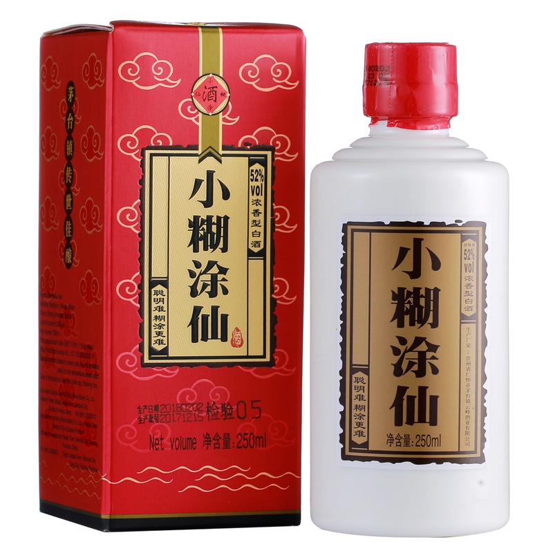 小糊涂仙（普仙）浓香型白酒 52度 250ml 单瓶装 贵州