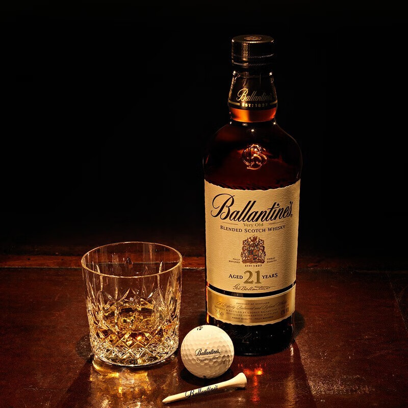 Ballantine`s百龄坛21年苏格兰调和型威士忌英国进口洋酒23年美国桶/