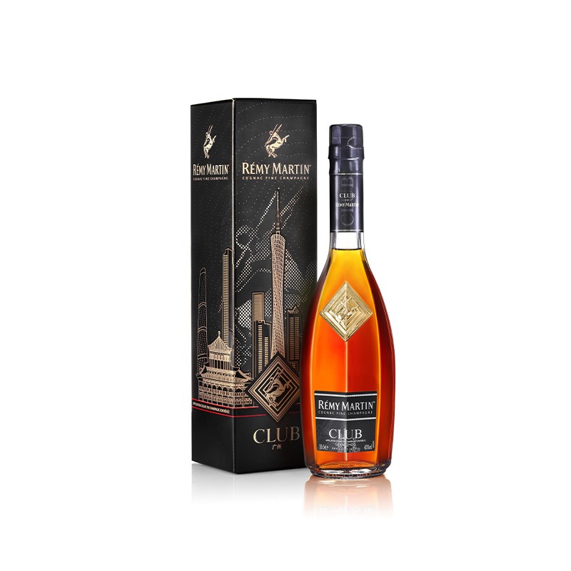 人头马（Remy Martin）洋酒 CLUB优质香槟区干邑白兰地 500ml 