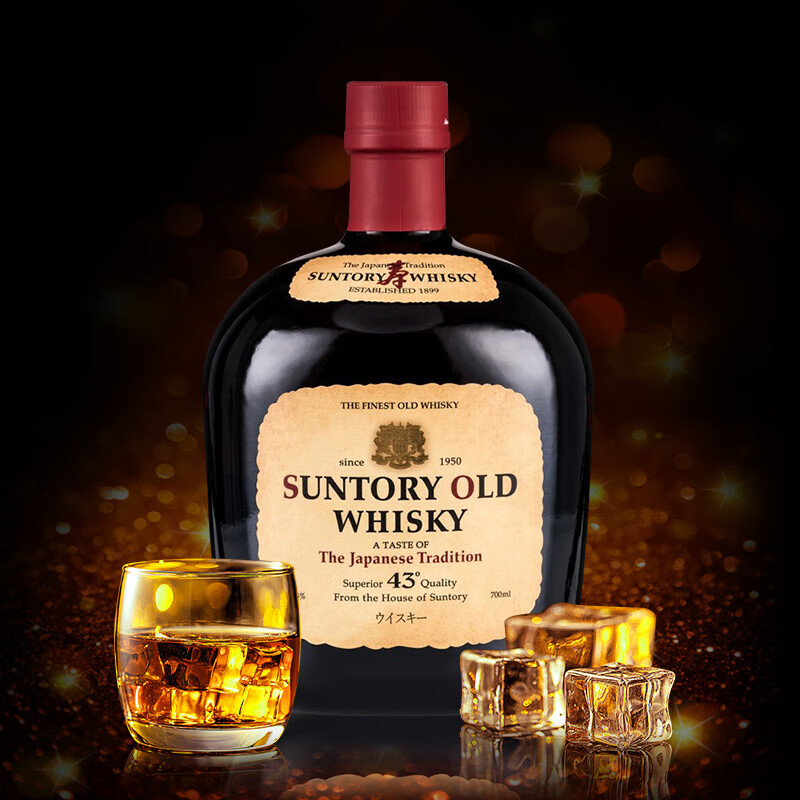 三得利（Suntory）老牌OLD WHISKY 日本调和威士忌 700ml 原