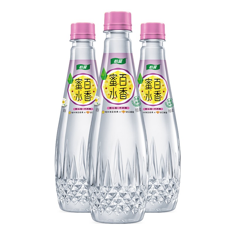 怡宝 蜜水百香果水果饮料 480ml*15整箱装 （蜂蜜+百香果汁饮料）(新老包