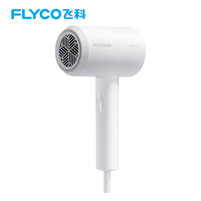 飞科 FLYCO 电吹风机 柔风负离子恒温护发 家用冷热大风量快速干发吹风筒FH