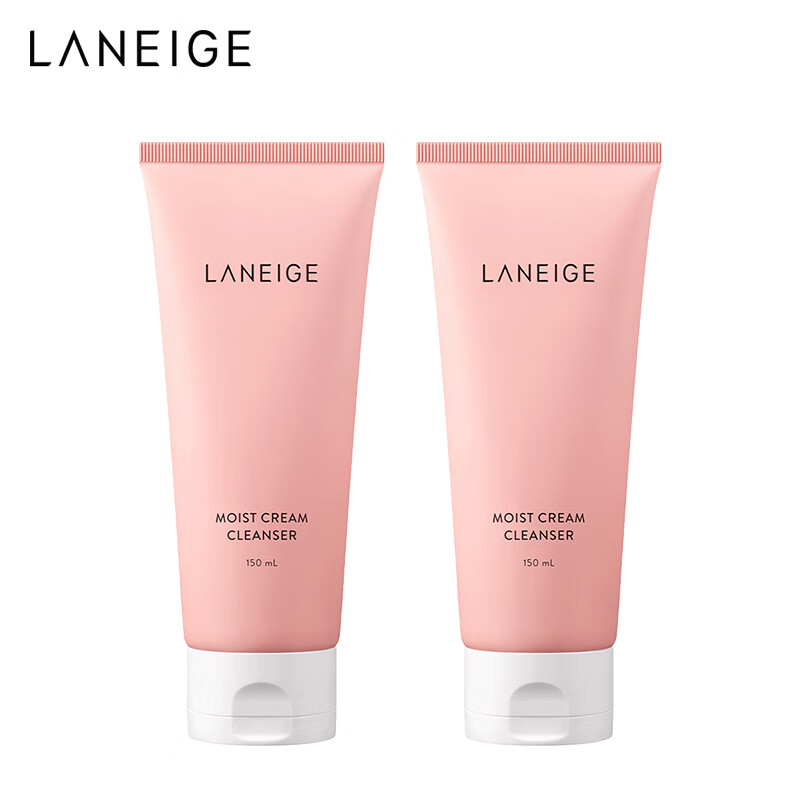 兰芝（LANEIGE）洗面奶 保湿滋润洁颜膏150ml*2 双支礼盒装(保湿滋养