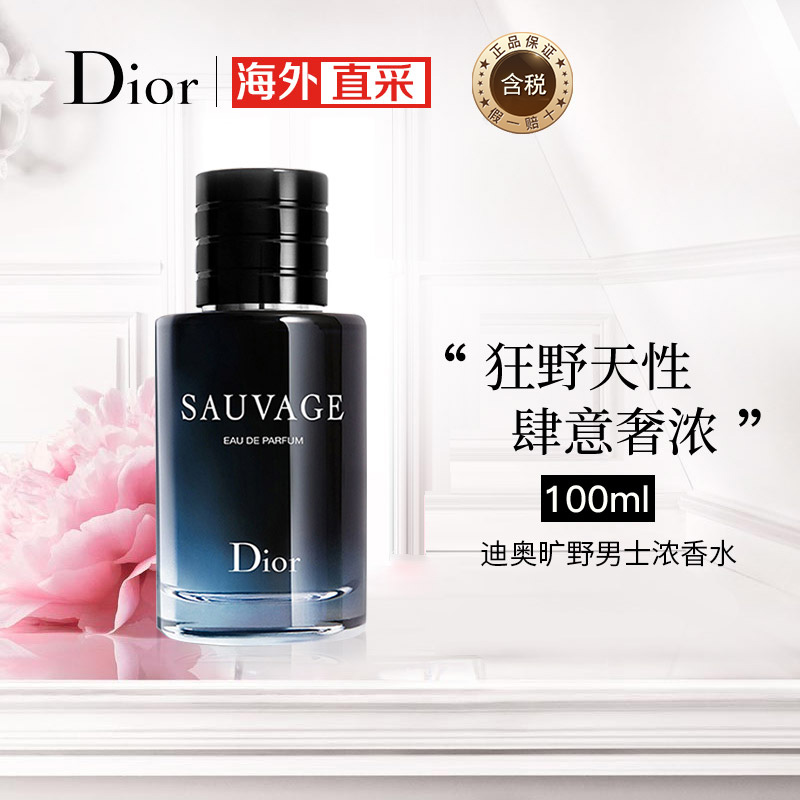 迪奥(Dior)旷野男士香氛 广袤旷野 锐意清新 送老公送男友100ml 生日礼