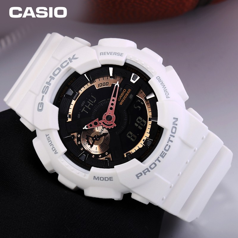 卡西欧（CASIO）手表 G-SHOCK系列 防水防磁运动男女学生手表石英表 G