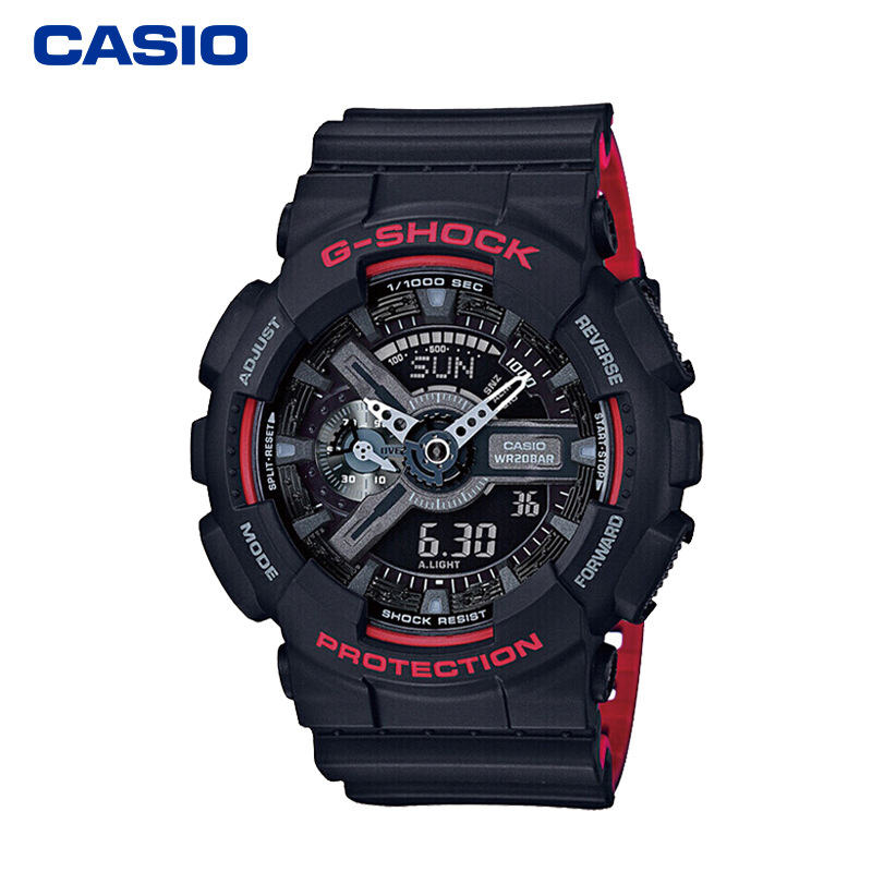 卡西欧（CASIO）G-SHOCK YOUTH双色表带石英运动男士学生日韩手表G