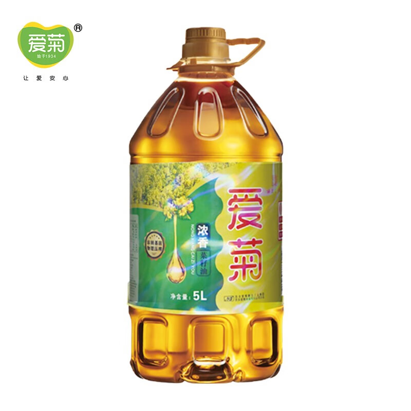 爱菊（aiju）爱菊浓香菜籽油5L