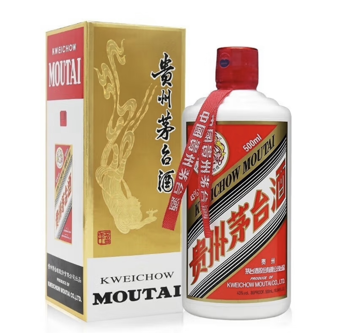 茅台(MOUTAI)飞天 43%vol  500ml 贵州茅台酒