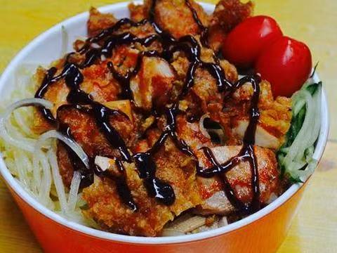 甜辣大鸡排+热狗+3素+米饭