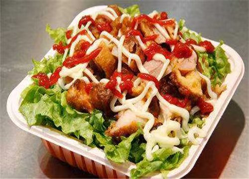 (双拼)烤肉拌饭