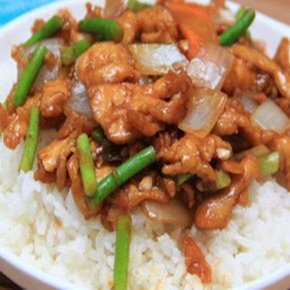 爆炒五花肉盖浇饭