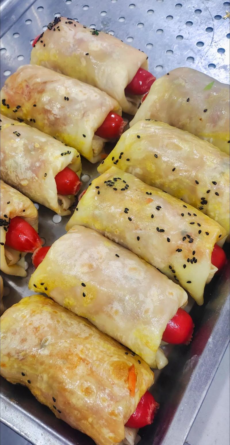 土豆丝热狗或鸡柳卷＋豆浆5元