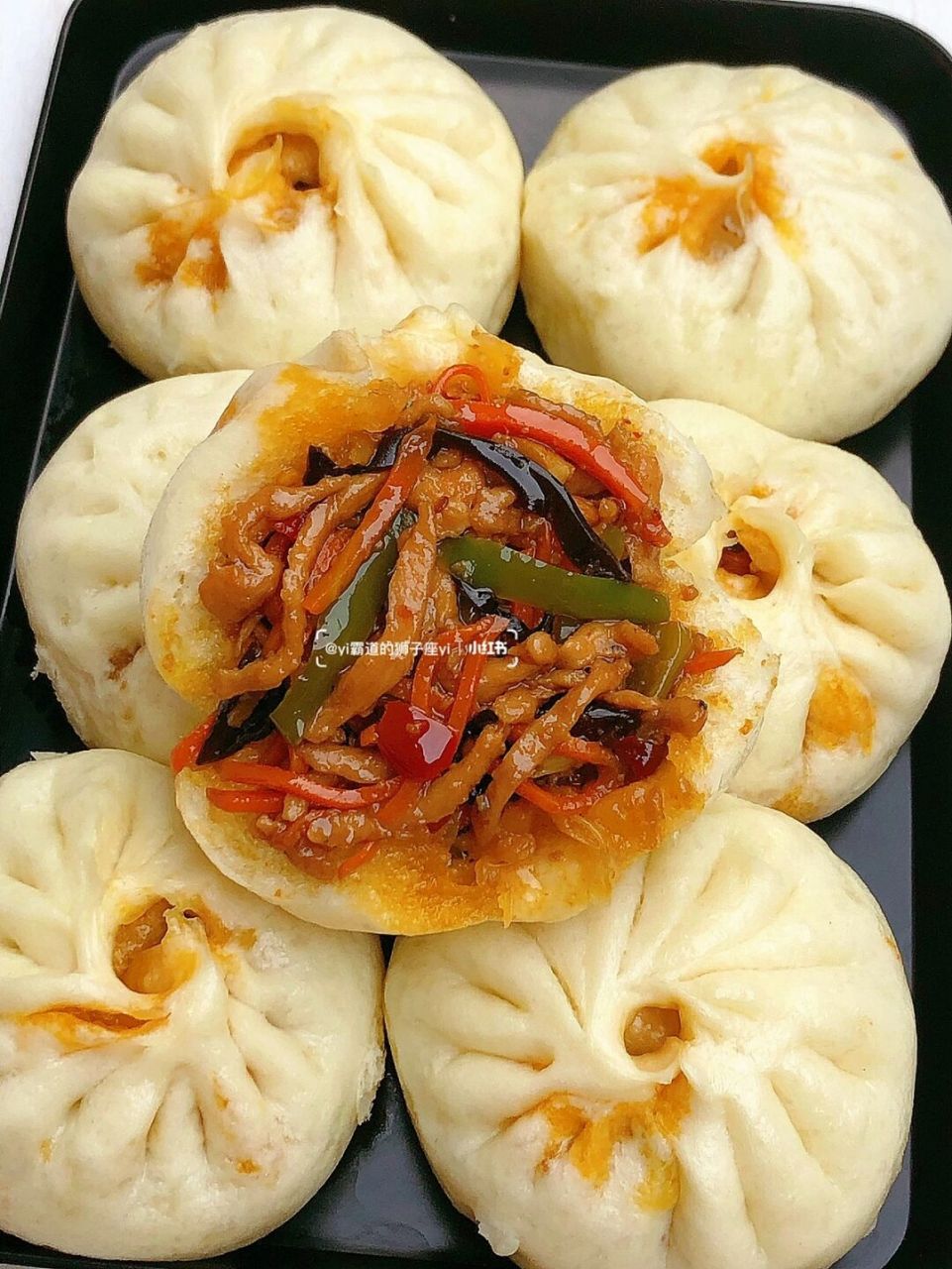 老面鱼香肉丝大包子