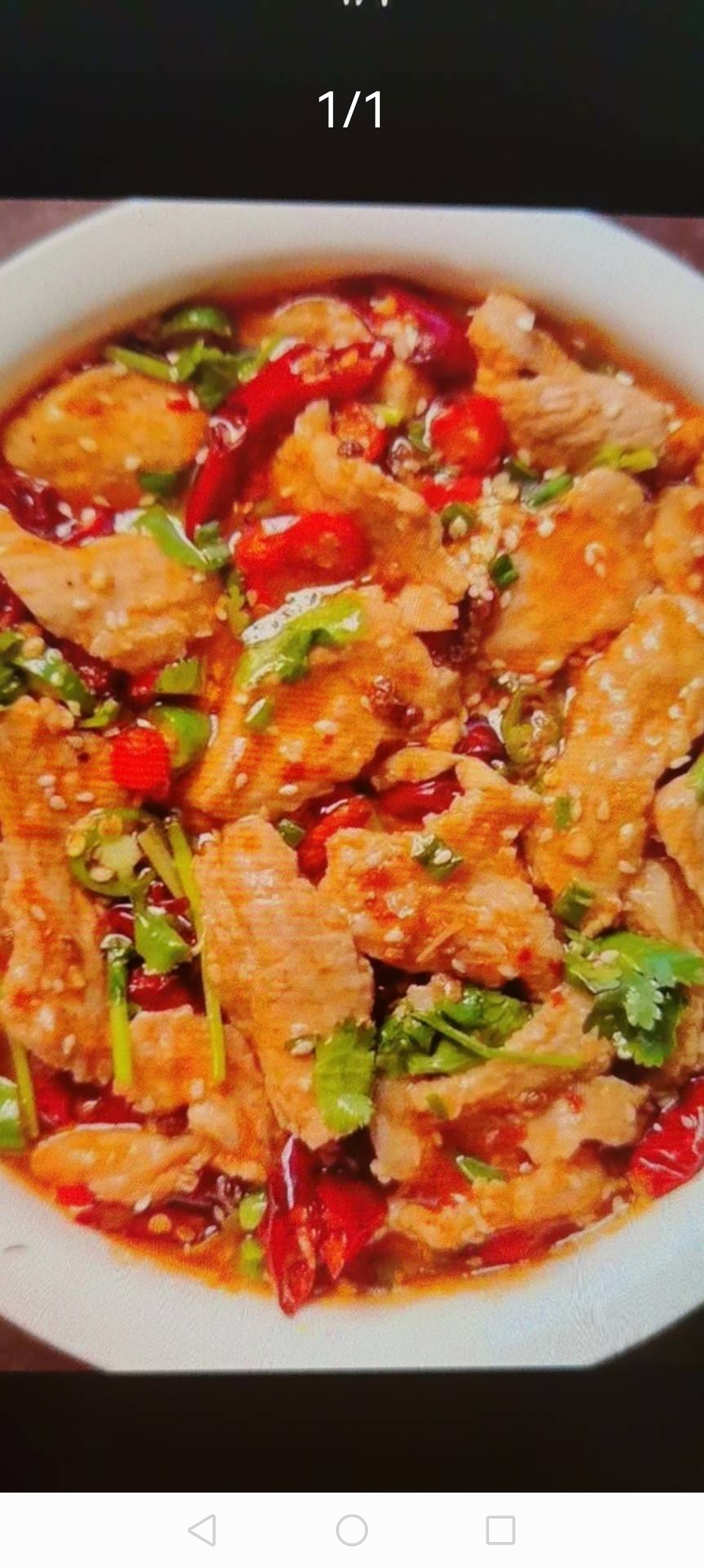 水煮瘦肉片+米饭