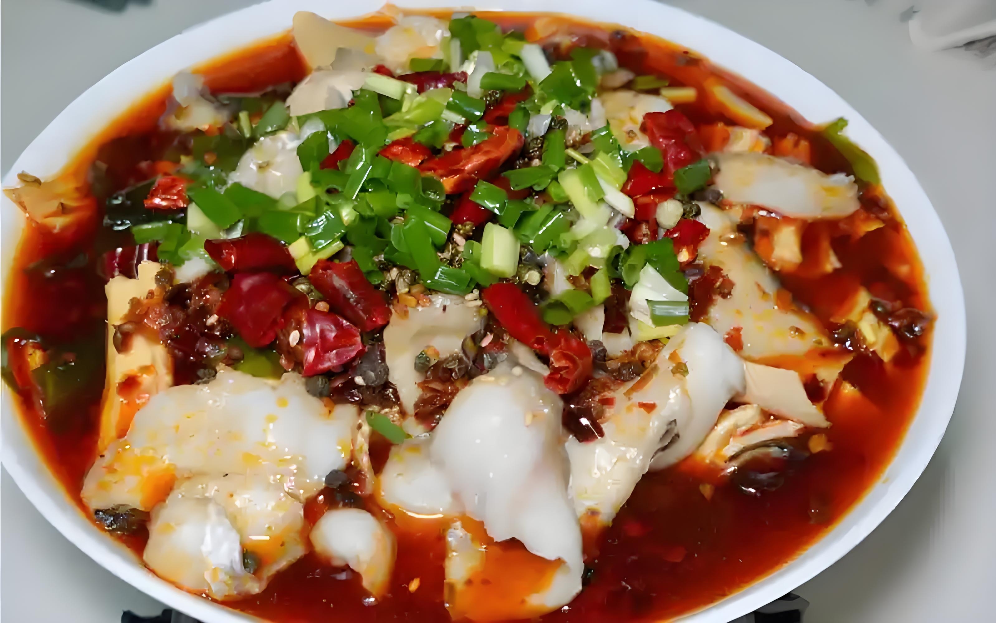 水煮鲜财鱼片+米饭