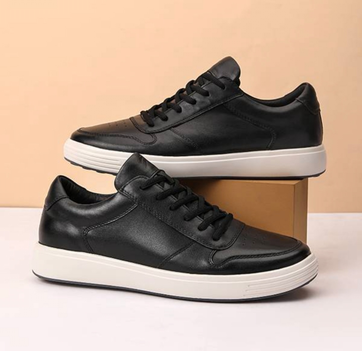 步力宝按摩鞋Z117款皮鞋