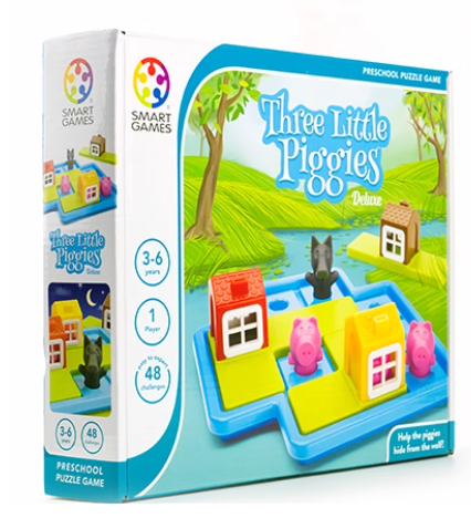 SmartGames三只小猪儿童益智玩具桌游3-6岁