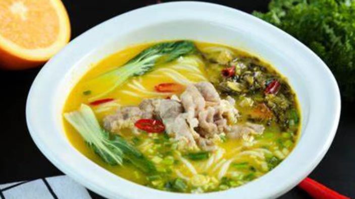 火腿鸡蛋烫饭/烫粉