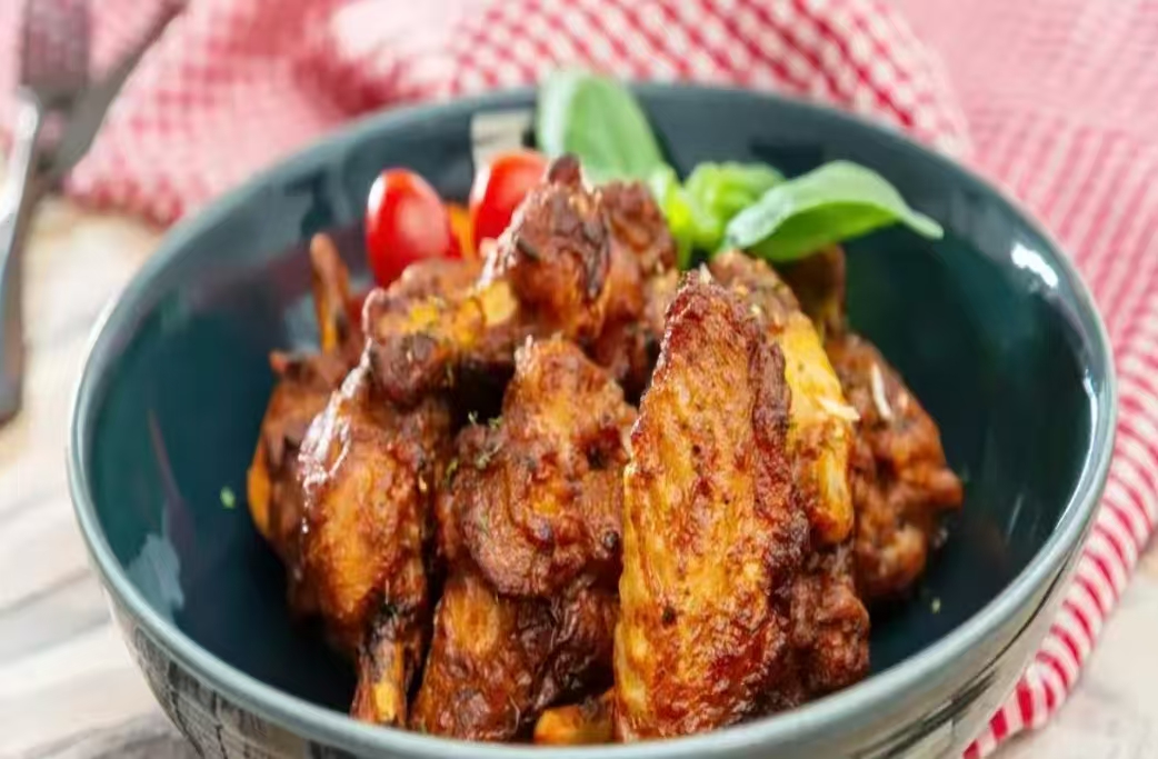 烤鸡+酱汁肉+米饭素菜