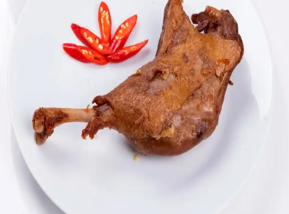 酱板鸭+辣子鸡+素菜