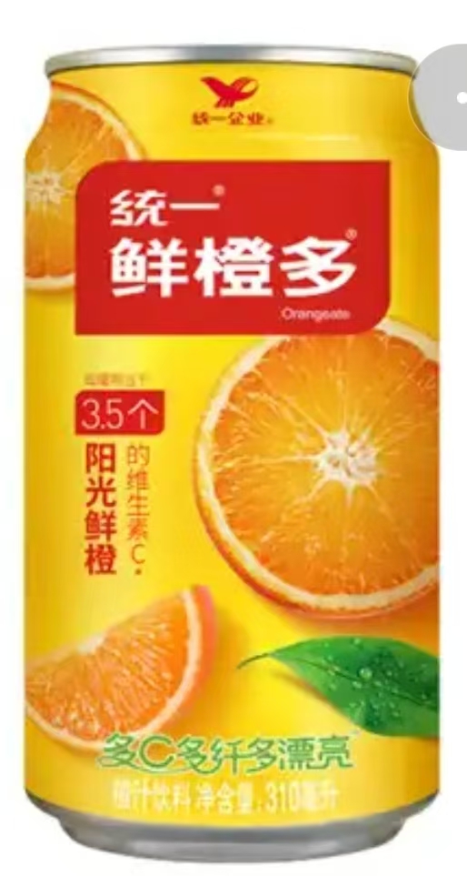 统一鲜橙多 橙汁饮料300ml