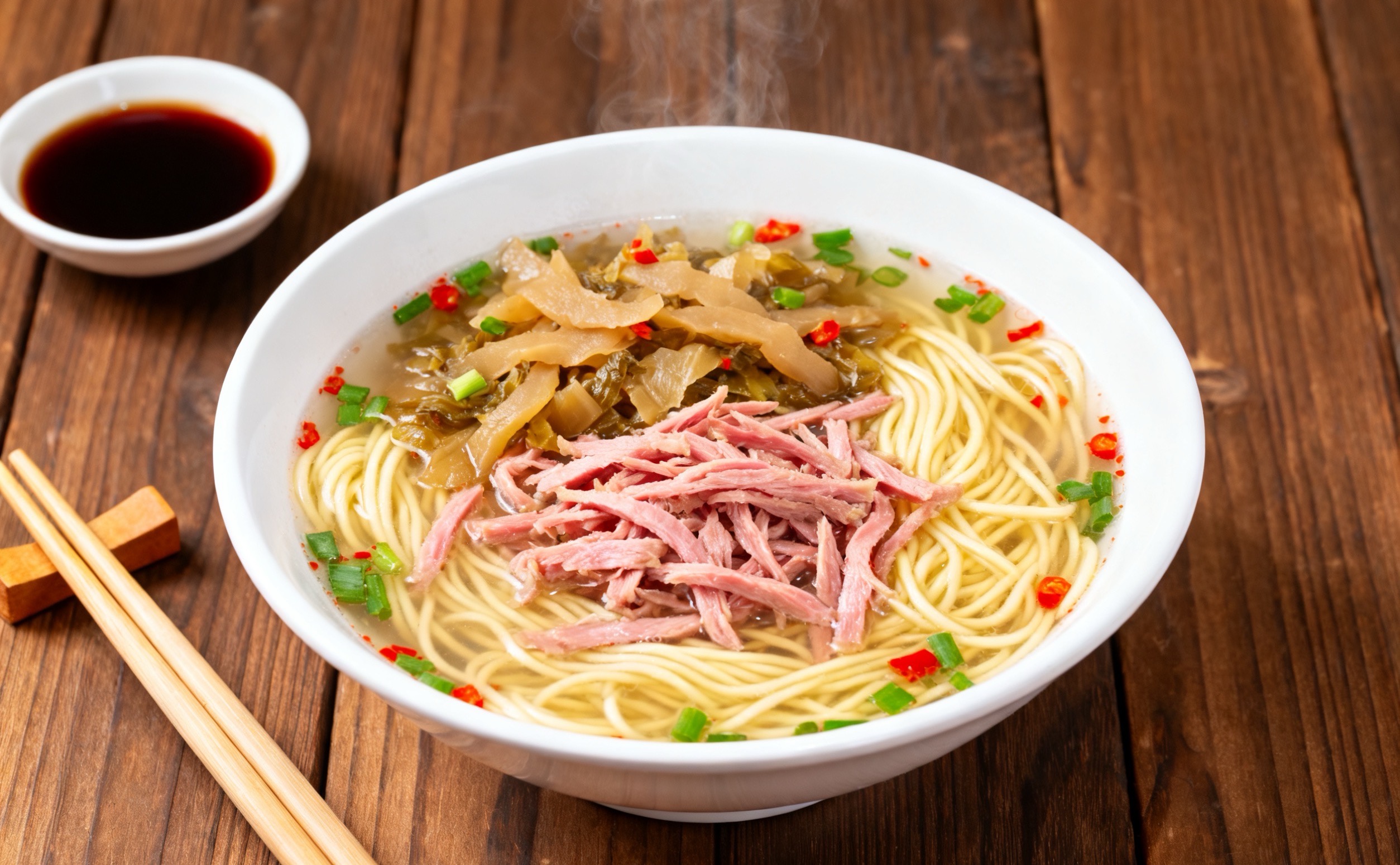 榨菜肉丝拌面/宽粉/米线